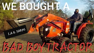 WE BOUGHT A NEW TRACTOR | Review and Thoughts on 2021 4025 BAD BOY TRACTOR | 25 Horsepower