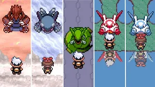 Como capturar a los Pokémon Legendarios en Pokemon Rubí y Zafiro