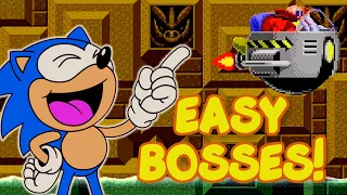 SONIC SECRETS: How to Fight EASY BOSSES in Sonic 1