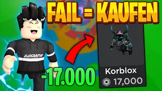 Wenn ich VERLIERE muss Ich KORBLOX (17.000 Robux) KAUFEN! | Roblox/Deutsch