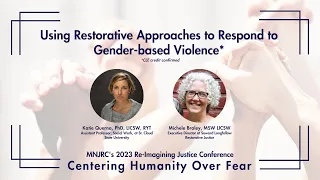 Using Restorative Approaches to Respond to Gender-based Violence