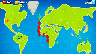 This custom map is the ENTIRE WORLD (BTD 6 Map Editor)