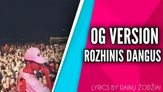 OG Version - Rozhinis Dangus - Lyrics┃By Dainų Žodžiai┃16