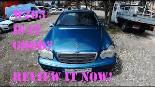 Mercedes Benz W203 C180 Classic | Car Review | Inside and Outside | Engine and Exhaust Sound