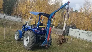 LOVOL-404_III🚜💪 Виривання яблунь💪🚜