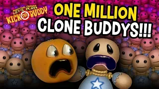 ONE MILLION CLONE BUDDYS!!! | Kick the Buddy - Bio Weapons