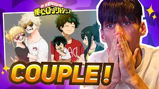 LES COUPLES POSSIBLES DANS MHA (Izuku, Ochaco, Bakugo, Shoto, Momo, All Might, Mère de Izuku,..)