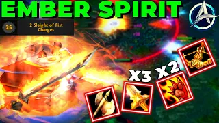 EMBER SPIRIT DOTA 1 BATTLEFURY Y 3X DIVINE RAPIER + 1000 DE DAMAGE | REPLAY ATINAD