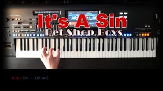 It s A Sin - Pet Shop Boys, Cover. eingespielt mit titelbezogenem Style auf Yamaha Genos