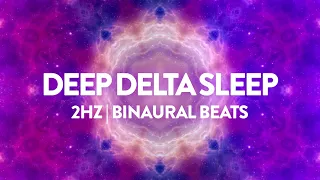 2Hz Deep Delta Binaural Beats | 432Hz Ambient Healing Soundscape for Deep Rejuvenating Sleep