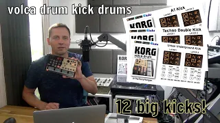 Kick drum patches - Korg Volca Drum Tony Horgan