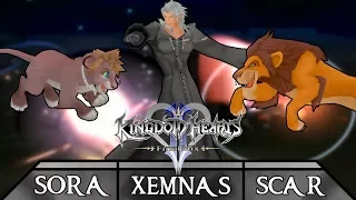 [KH2FM] Lion Sora vs Slayer Xemnas vs Absolutism Scar