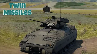 M3 Bradley with two twin missiles - War Thunder Mobile