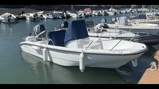 2000 Boston Whaler 16 Dauntless walk around - "Bon Appetite"