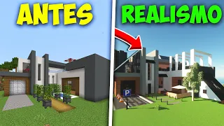 TRANSFORMÉ la CASA de mi AMIGO a REALISTA en MINECRAFT @TheMarZy