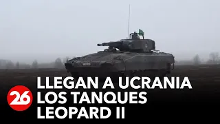 GUERRA RUSIA-UCRANIA | Llegan a Ucrania carros de combate Leopard 2