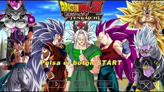 New Dragon Ball Z Tenkaichi Tag Team mod Destructive Battle for PPSSPP with permanent menu