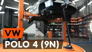 Ako vymeniť predných tyčky stabilizátora na VW POLO 4 (9N) [NÁVOD AUTODOC]