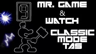 Mr. Game & Watch Classic Mode TAS (Very Hard, No Damage) - SSBM