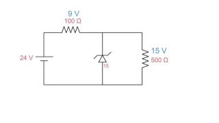 Zener as a voltage regulator