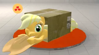 [SFM Ponies] Blue Team sliding into a box