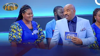 Who comments on CROOKED shoes? | Family Feud Ghana