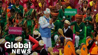 Indian Independence Day: Modi takes part in ceremony at historic Red Fort in Delhi