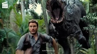 Jurassic World(2015): The Indominus Rex escapes the paddock Scene