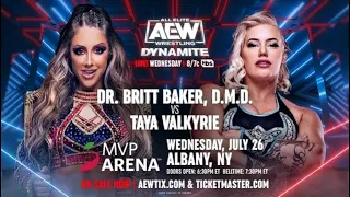 WWE 2K23 Dr. Britt Baker, D.M.D. Vs. Taya Valkyrie | AEW Dynamite 7/26/23