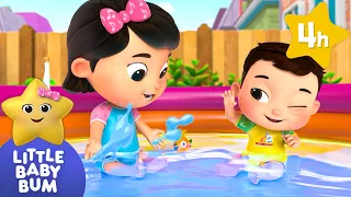 Baby Max Splash in the Water! Pool Fun | ⭐ Baby Songs | Little Baby Bum Popular Nursery Rhymes