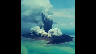 ВЗРЫВ ПОДВОДНОГО ВУЛКАНА НА ТОНГА.  THE EXPLOSION OF THE VOLCANO. TONGA