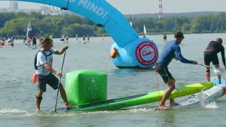 SUP Kultura Strogino Race 2022 Highlights -  buoy fighting