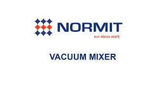 Vacuum Mixer NORMIT / Вакуумный смеситель универсальный
