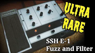 Ultra Rare Guitar Pedal - SSH International Switzerland Fuzz and Filter E-1 -Stoner/Space Rock Demo