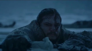 Game of Thrones - Benjen Stark saves Jon Snow