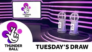 The National Lottery ‘Thunderball' draw results from Tuesday 19th November 2019