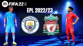 FIFA 22 | Liverpool Vs Manchester City Ft. Nunez, Haaland | Premier League 22/23 | Gameplay