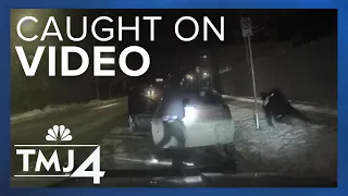 Police video shows suspect shooting police officer, stealing his squad car