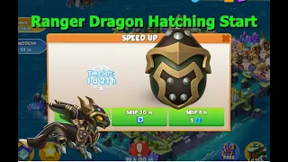 Ranger Dragon Hatching Start-Dragon Mania Legends | Dragon of the Month | DML