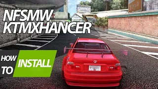 How to Install NFS Most Wanted 2005 KTMXHancer Ray Tracing Graphics Mod 2021 | Installation Tutorial