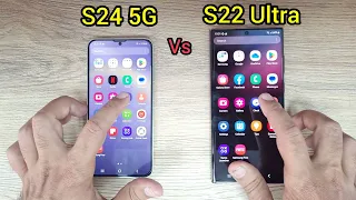 Samsung S24 vs S22 Ultra | speed Test 🔥