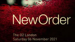 New Order live at the O2 Arena London 06/11/2021