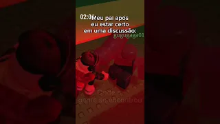 Meu pai após eu estar certo #comedy #memes #roblox #davyf.b.g