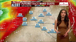 ABC-7 First Alert: Potentially damaging winds reach the Borderland