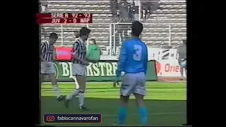 Napoli vs. Juventus 7/3/1993. Fabio Cannavaro