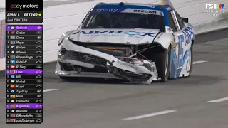 HAILIE DEEGAN CRASH - 2024 DUDE WIPES 250 NASCAR XFINITY SERIES AT MARTINSVILLE