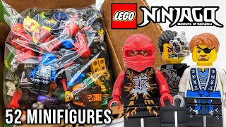 Expensive LEGO Mystery Box with 52 RARE Ninjago Minifigures! (Unboxing)