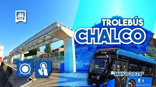 ¡FINALMENTE arranca el TRAMO ELEVADO del TROLEBÚS de CHALCO sobre la autopista! | Mayo 2024