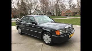 Mercedes 190E 2.5-16V, 30 years old and just 36,000 Miles! Perfect! A walkaround and backroad blast!