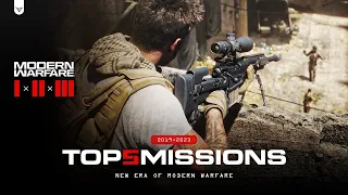 TOP 5 MISSIONS of the NEW ERA of Modern Warfare | Call of Duty